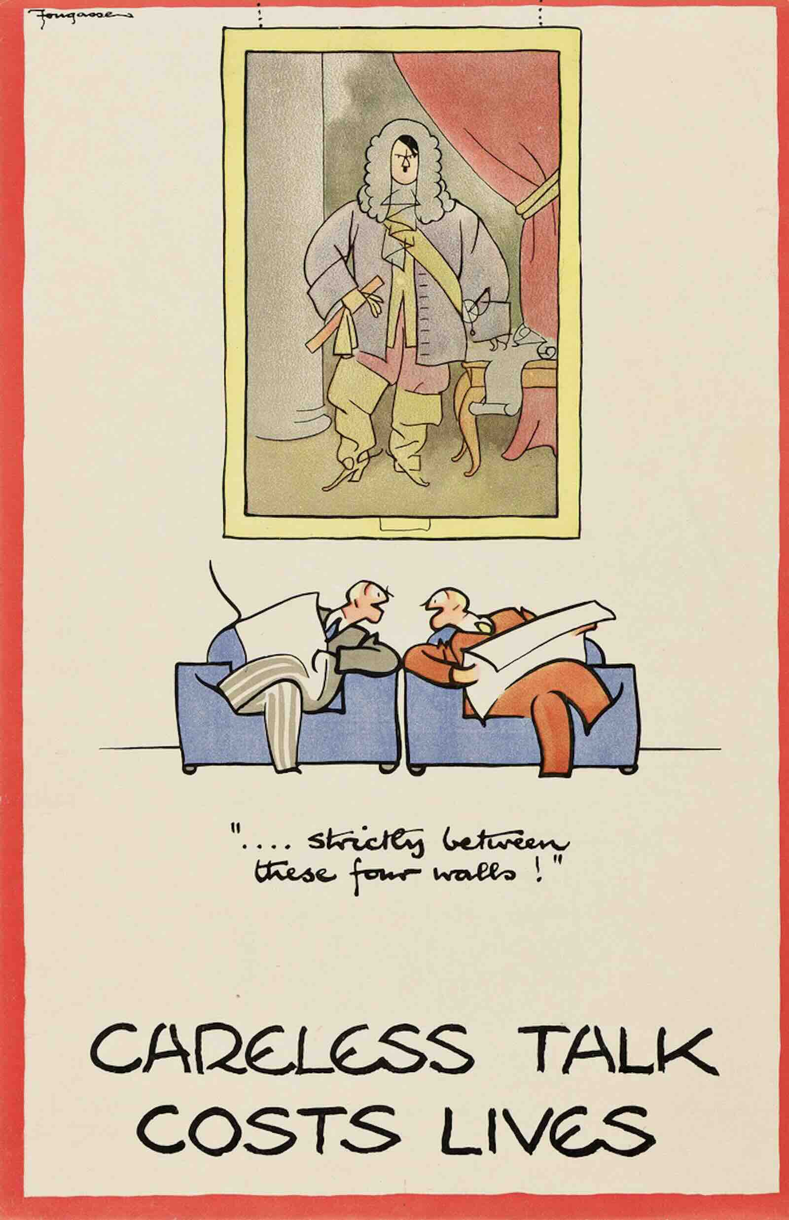 Fougasse (Cyril Kenneth Bird), Careless Talk Costs Lives