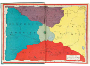 Map of Oz, 1914