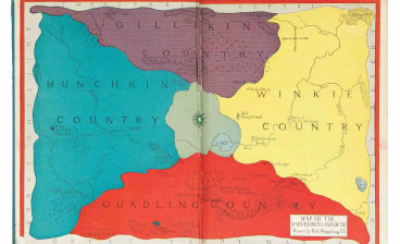 Map of Oz, 1914