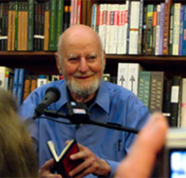 man with books